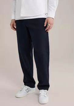 Джинсы прямого кроя WE Fashion, темно-синий