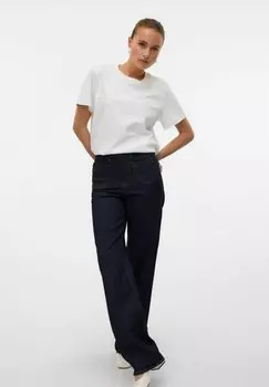 Джинсы прямого кроя WEIT GESCHNITTEN VMTESSA BEINSCHNITT Vero Moda, цвет Dark Blue Denim