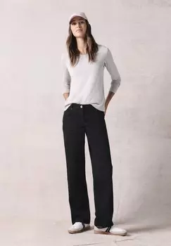 Джинсы прямого кроя WIDE LEG Cecil, черный