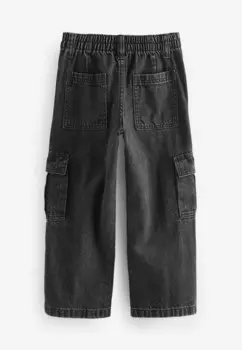Джинсы прямого кроя WIDE LEG Next, цвет Mottled Black