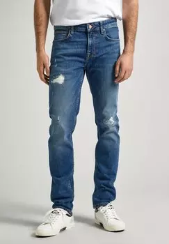 Джинсы прямого кроя WORN Pepe Jeans, цвет denim