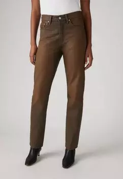 Джинсы прямого покроя 501 JEANS FOR WOMEN Levi's, деним