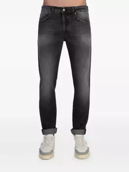 Джинсы прямого покроя DONDUP, черный