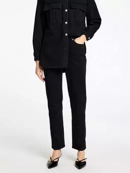 Джинсы прямого покроя iyana SELECTED FEMME, черный