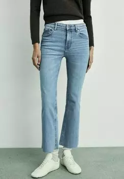 Джинсы прямого покроя Mango, синий