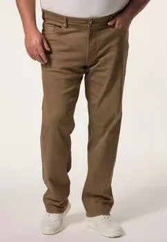 Джинсы прямого покроя Men Plus, коричневый