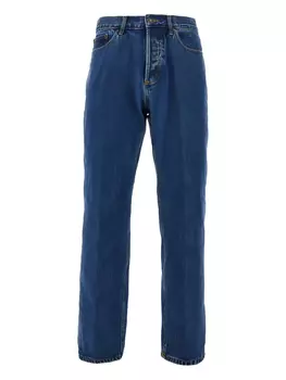 Джинсы прямого покроя Obey, синий