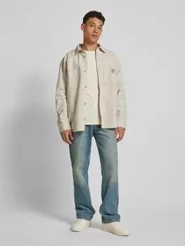 Джинсы прямого покроя с 5 карманами, модель «GABRIE» 2Y Studios, темно-синий