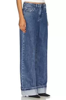 Джинсы прямого покроя с манжетой Weworewhat, мультиколор