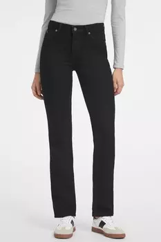 Джинсы прямого покроя со средней посадкой Guess Jeans, черный