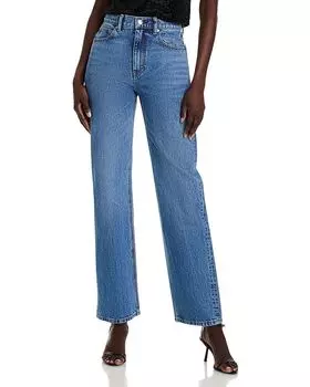 Джинсы прямого покроя средней посадки Vintage Medium Indigo alexanderwang.t, синий