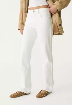Джинсы прямого покроя Stradivarius, белый