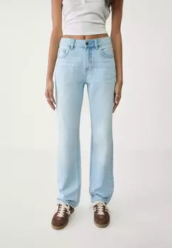 Джинсы прямого покроя Stradivarius, деним