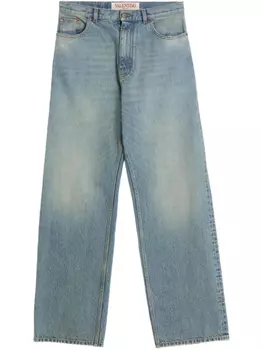 Джинсы прямого покроя Valentino Garavani, синий