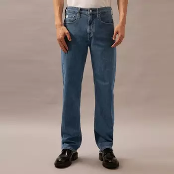 Джинсы прямые Calvin Klein Jeans мужские, светло-синий
