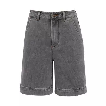 Джинсы прямые Deep Breath средней длины, пепельный