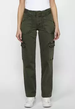 Джинсы прямые Koroshi, цвет kaki khaki