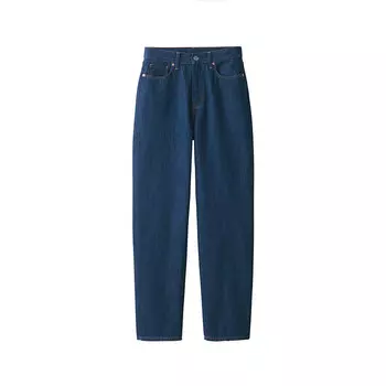 Джинсы прямые Muji женские, синий