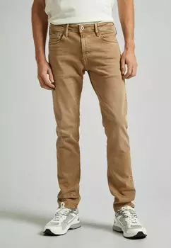 Джинсы прямые Pepe Jeans, цвет khaki beige