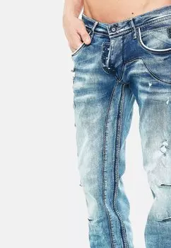 Джинсы прямые Rusty Neal, цвет hell blau