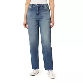 Джинсы прямые с высокой посадкой Insta Stretch Fearless Curvy для девушек Wallflower, цвет annabelle