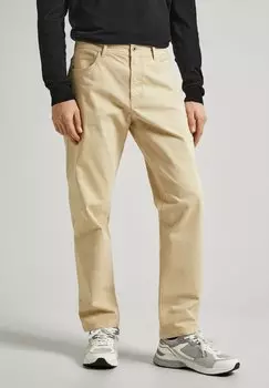 Джинсы прямые SLIM FIVE POCKETS-MAIN Pepe Jeans, бежевый