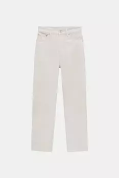 Джинсы Pull&Bear Basic Mom, экрю
