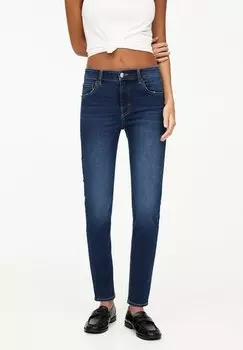 Джинсы PULL&BEAR, темно-синий