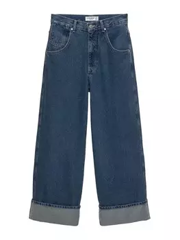 Джинсы Pull&Bear Wide leg Jeans, синий деним