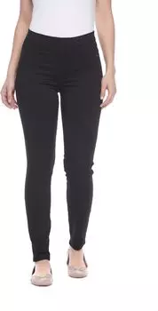 Джинсы Pull-On Slim Leg in Ebony French Dressing Jeans, цвет Ebony