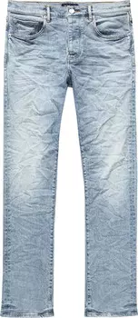 Джинсы PURPLE BRAND Mid Rise Straight, выцветший деним