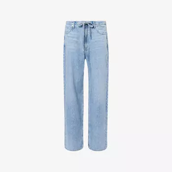 Джинсы Rag & Bone Phoebe с широкими штанинами, синий