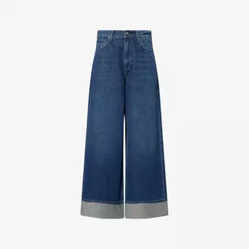 Джинсы Rag & Bone Sofie с манжетами, темно-синий