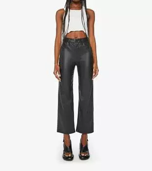 Джинсы Rambler Ankle Jeans черного цвета Mother