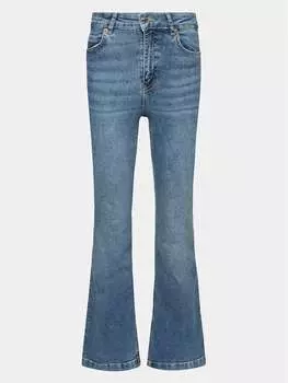 Джинсы расклешенного кроя Gina Tricot, синий