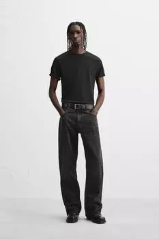 Джинсы расклешенного кроя ZARA, цвет Charcoal