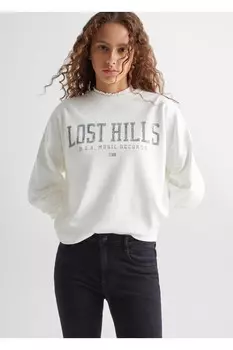 Джинсы расклешенные Mango, черный