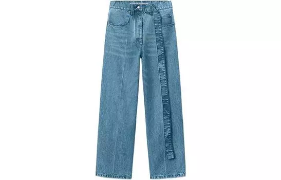 Джинсы Raver Wide Leg с поясом Alexander Wang, синий