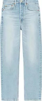 Джинсы RE/DONE 70's Stove Pipe Jean 'River Fade', синий