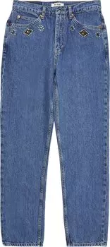 Джинсы RE/DONE 70's Straight Jeans 'Jeweled Stoned Indigo', синий