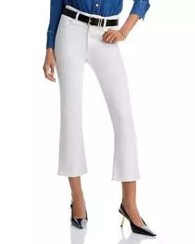 Джинсы Reboot High Rise Ankle Bootcut в белом цвете FRAME, белый