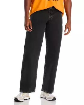 Джинсы Regular Fit черного цвета MM6 Maison Margiela, черный