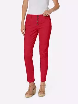 Джинсы regular heine, красный