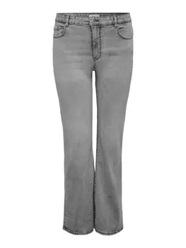 Джинсы regular ONLY Carmakoma, серый деним