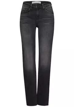 Джинсы regular Street One Studio, черный деним