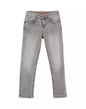 Джинсы regular WE Fashion, серый деним