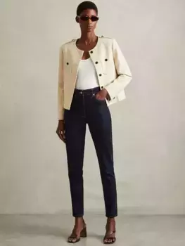 Джинсы Reiss Hattie High Rise Skinny, цвет dark blue