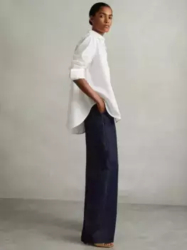 Джинсы Reiss Petite Raymond Wide Leg, цвет indigo