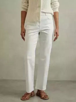 Джинсы Reiss Petite Selin Straight Leg, белый