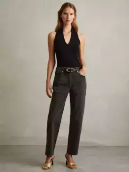 Джинсы Reiss Selin Straight Cut, цвет washed black